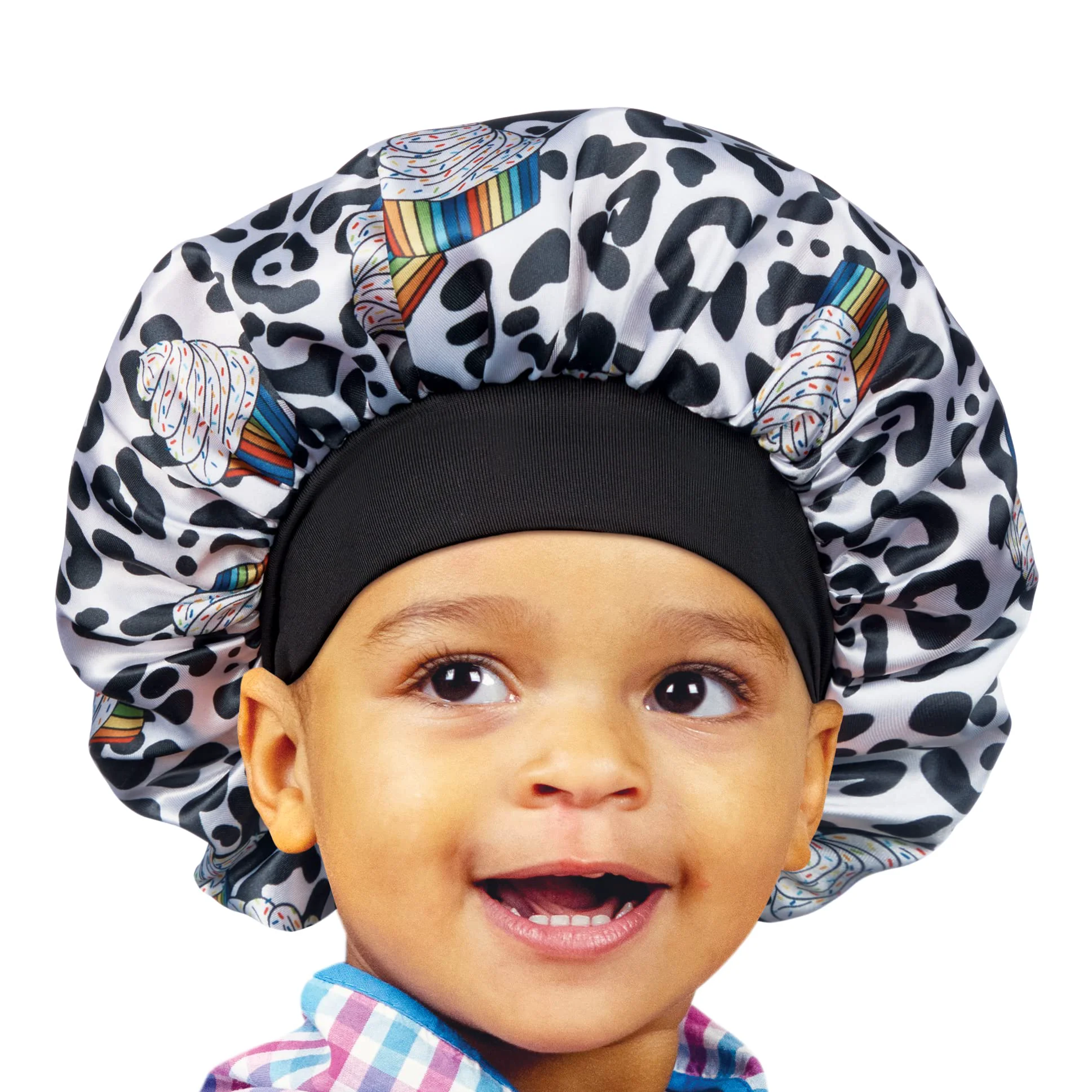 Convenient Red by Kiss Toddler Satin Bonnet Sleep Cap for Toddlers Soft Stretchy and Safe Protects Fragile Hair from Frizz Breakage Friction Bald Spots Excellent