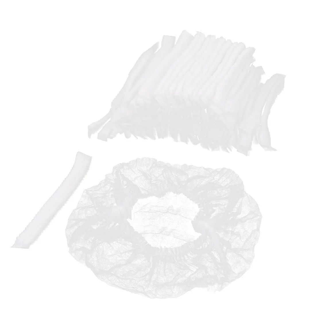 Easy-to-Use Ruilogod Non-woven Hotel Travelling Disposable Stretchy Band Hair Net Shower Caps 100pcs White id f18 fd4 b39 8ac b86 Secure
