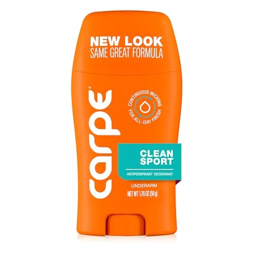 Durable Carpe Underarm Deodorant Antiperspirant - Extra Strength Men's Antiperspirant with 100 Hour Sweat Control - Deodorant for Men - Helps Eliminate Odor Reusable