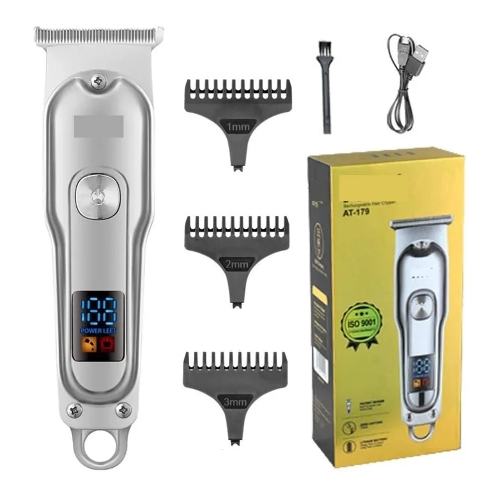 Smart EWKYLSEM Professional USB Hair Clipper Men Cordless Barber for Cutting Kit with T-Blade Trimmer Beard Secure