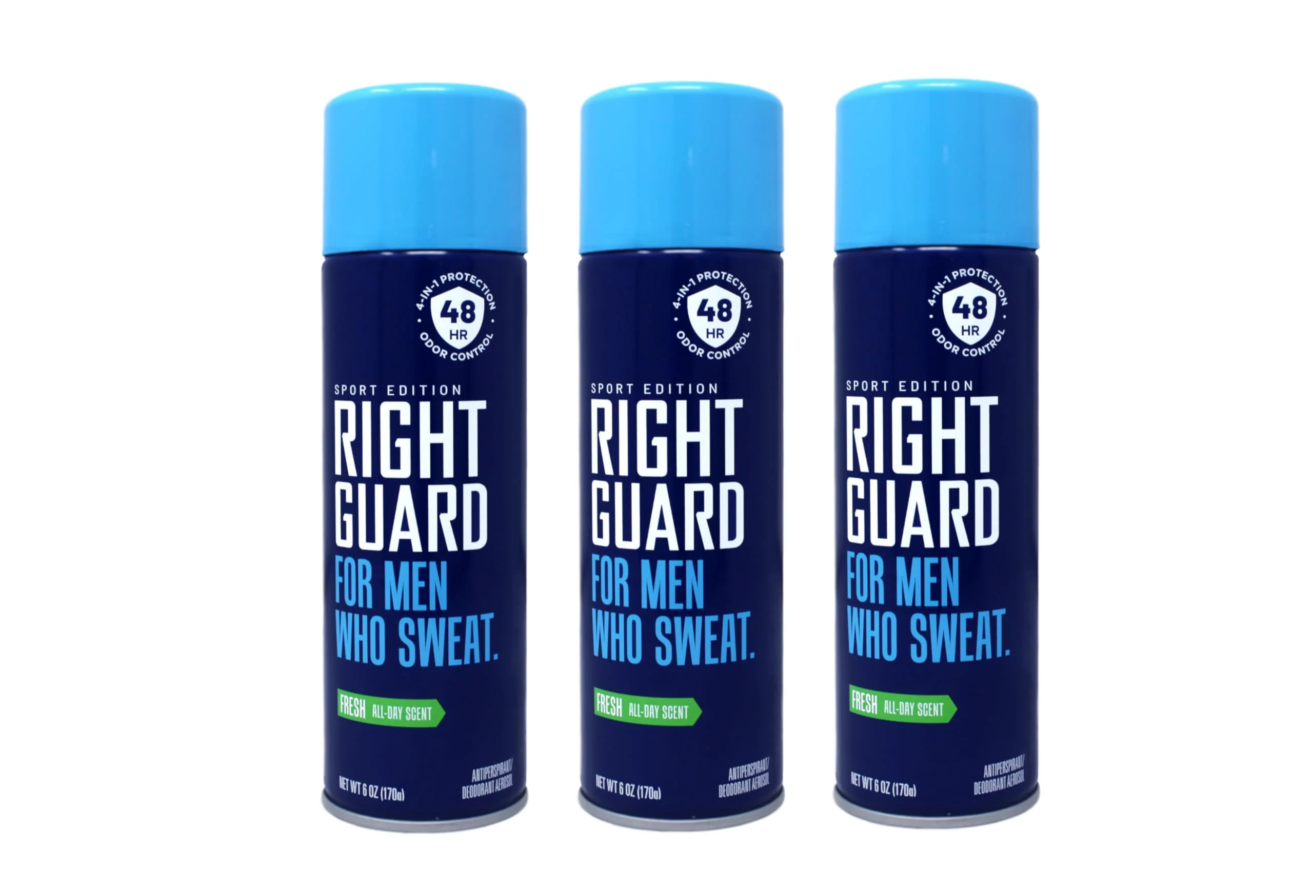 Solid Right Guard Antiperspirant Spray Sport Fresh 6 oz Pack Of 3 Natural
