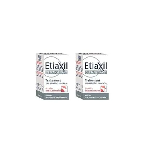 Detailed ETIAXIL UNPERSPIRANT ROLL-ON TREATMENT FOR ARMPITS NORMAL SKINS 15ML PACK OF 2PCS Sophisticated