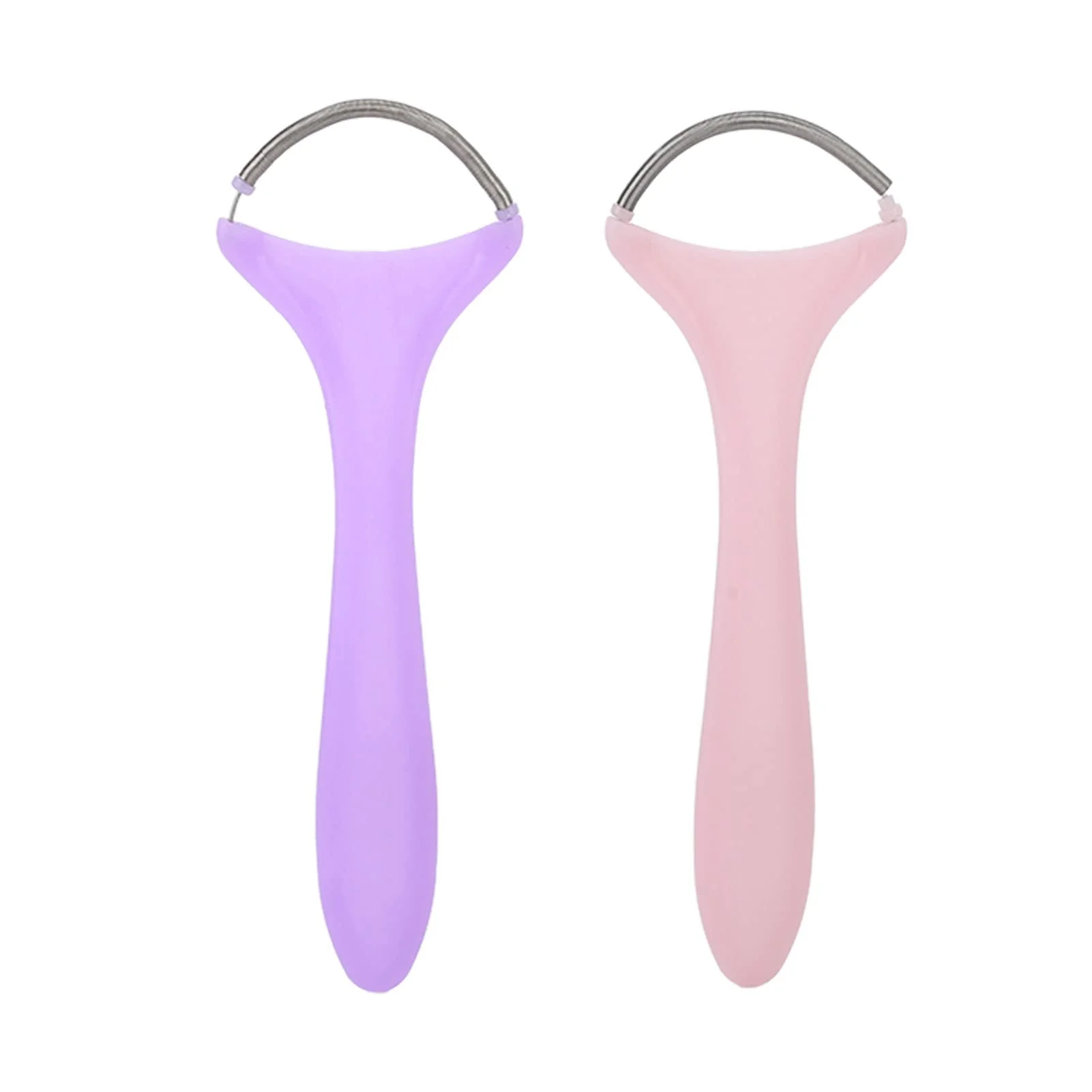 Authentic Saluaqui 2pcs Spring Hair Remover Portable Hair Removal Spring Eyebrow Face Epilator Threading Tool for Women Chin Cheek Mustache Upper Lip Durable