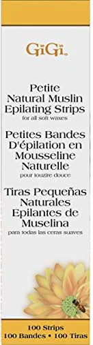 Consistent Gigi Natural Muslin Epilating Strips Petite Pack of 2 Authentic