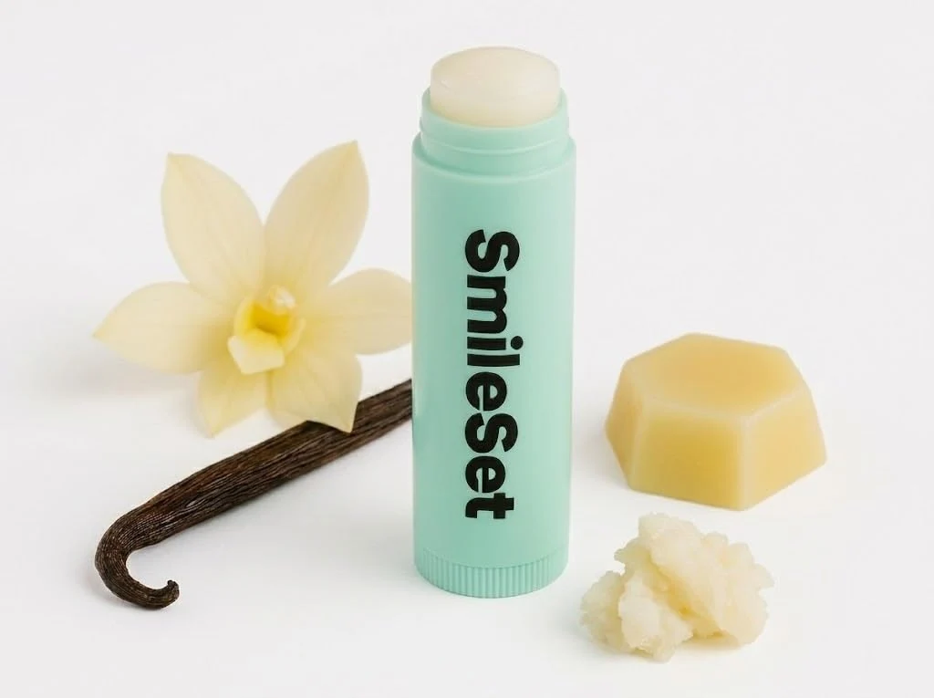 Breathable Smile Set Premium Hydrating Lip Balm Twist-Up Tubes - Extra Moisturizing Lip Balm with Mineral Oil - Pack of 4 Contemporary