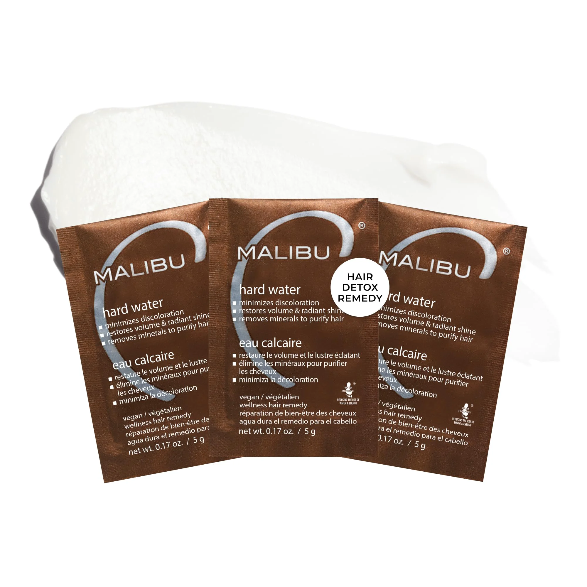 High-Performance Malibu C Hard Water Hair Remedy - Chelating Treatment Packets for Mineral Buildup Scalp Detox - Removes Deposits Prevents Discoloration Restores Long-Lasting