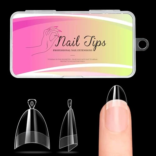 Convenient Ranrose Short Nail Tips Coffin 240PCS Smooth