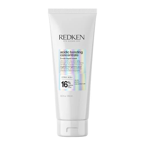 Traditional Redken Acidic Bonding Concentrate Hair Mask - Hydrating 5 Minute Liquid Mask Bond Building Strengthening For Dry Damaged Hair 8.5 Fl Oz Original