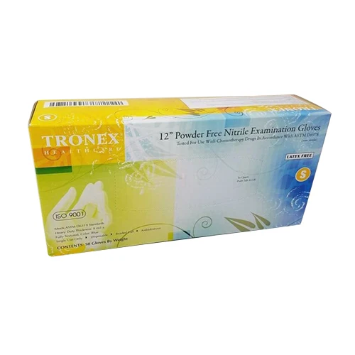 Classic Tronex Health Care Nitrile Examination Gloves Powder Small 50 Ea Modern