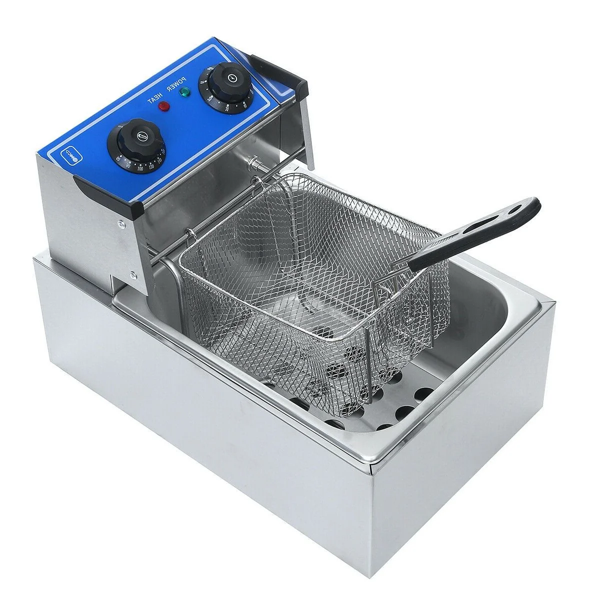 Comfortable Countertop Home Electric Deep Oil Fryer With Basket 2500W Premium Material