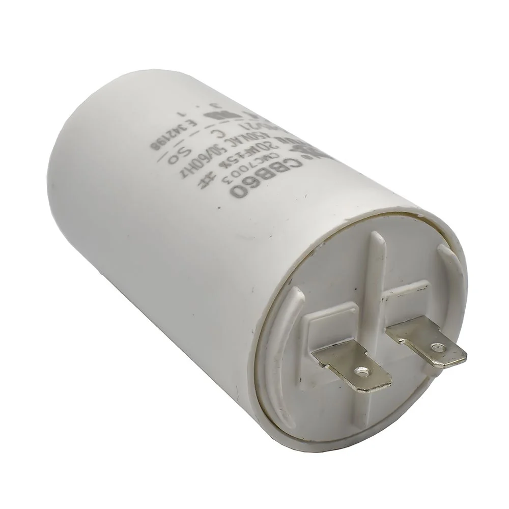 User-Friendly Motor Capacitor 20 MF 450 Volt CBB60 Reusable