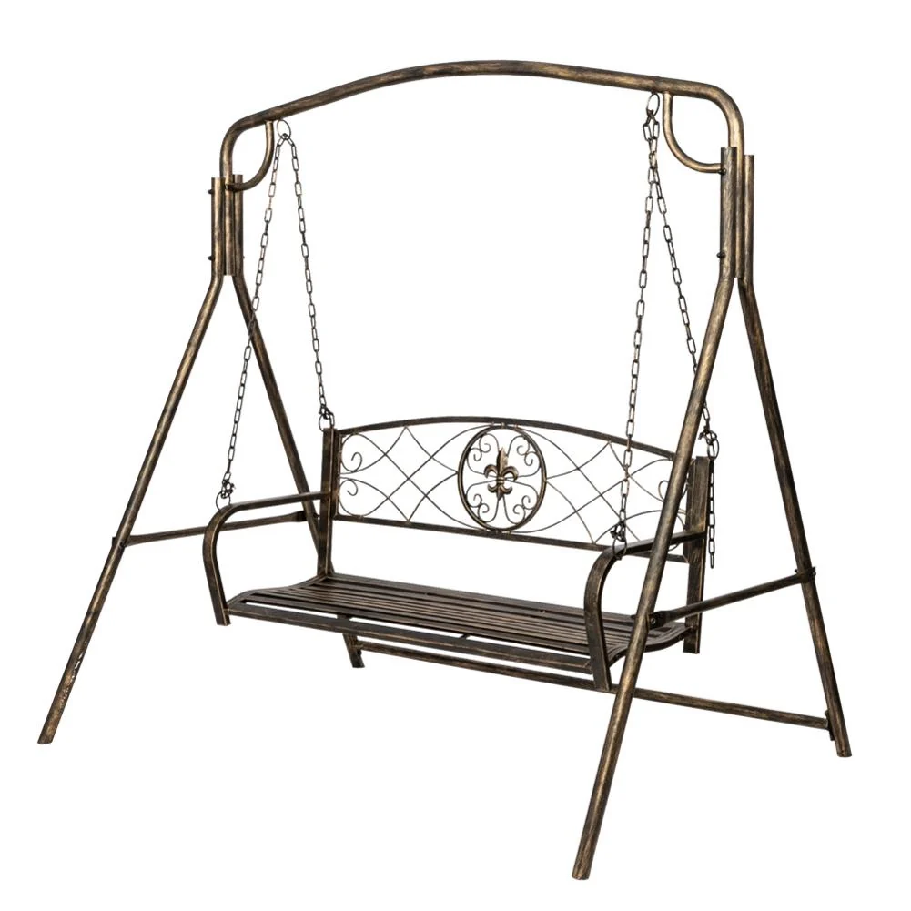 Pure Premium Outdoor Backyard Porch Patio Swing Bench Artisan
