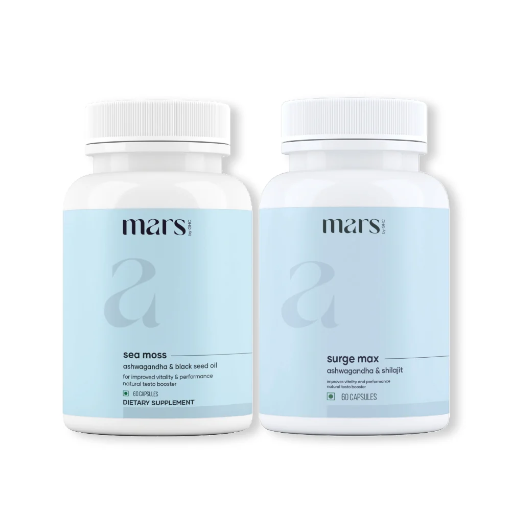Verified Power Surge Combo Natural Ashwagandha Natural Sea Moss Capsules Prestigious