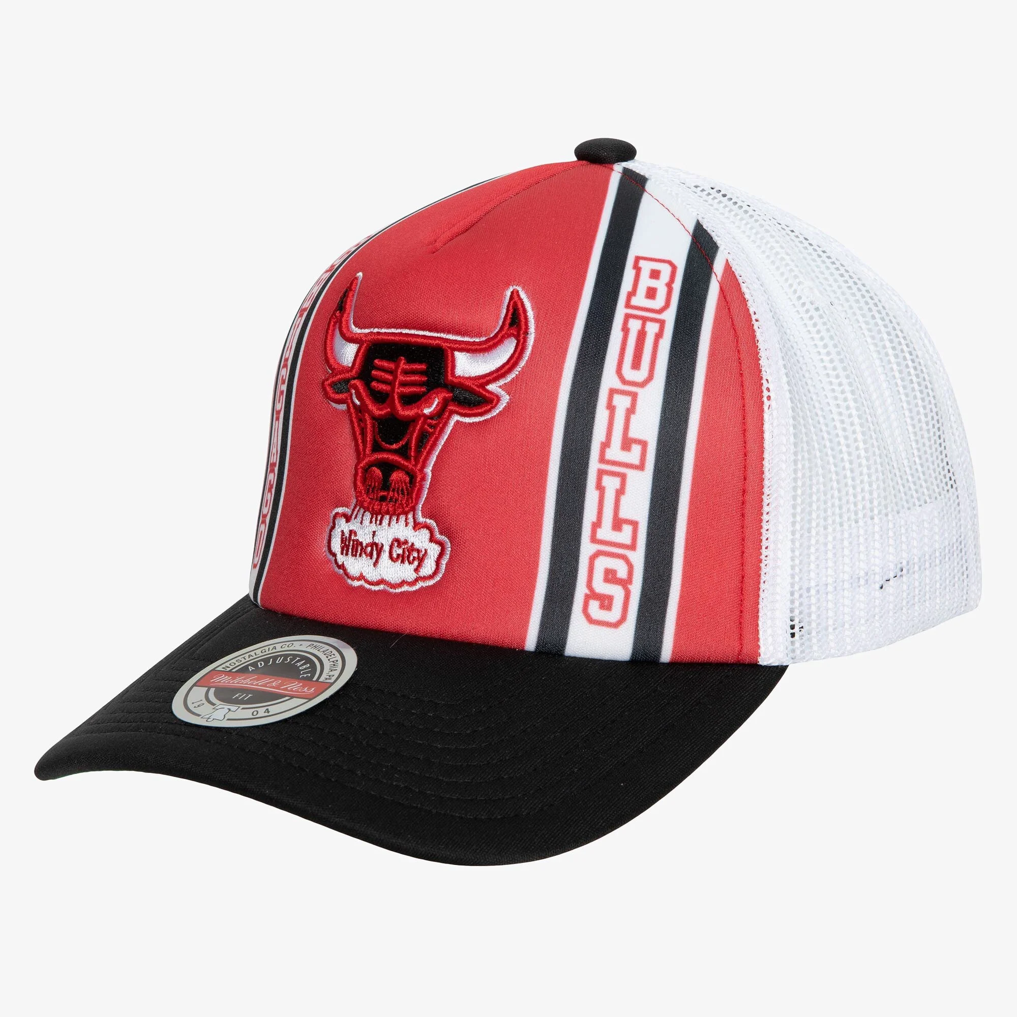Casual Mitchell Ness Men's NBA Retro Trucker Snapback Hwc Bulls Snapback Caps Organic