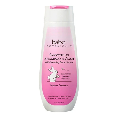 Sustainable Babo Botanicals Smoothing Hair Shampoo And Wash With Softening Berry Primrose 8 Oz Exceptional