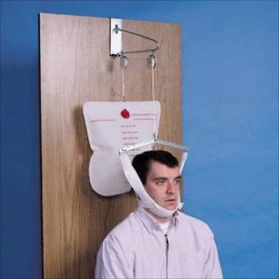 Unique Hanging Over The Door Cervical Neck Traction Unit Device Head Overdoor Brace Exceptional