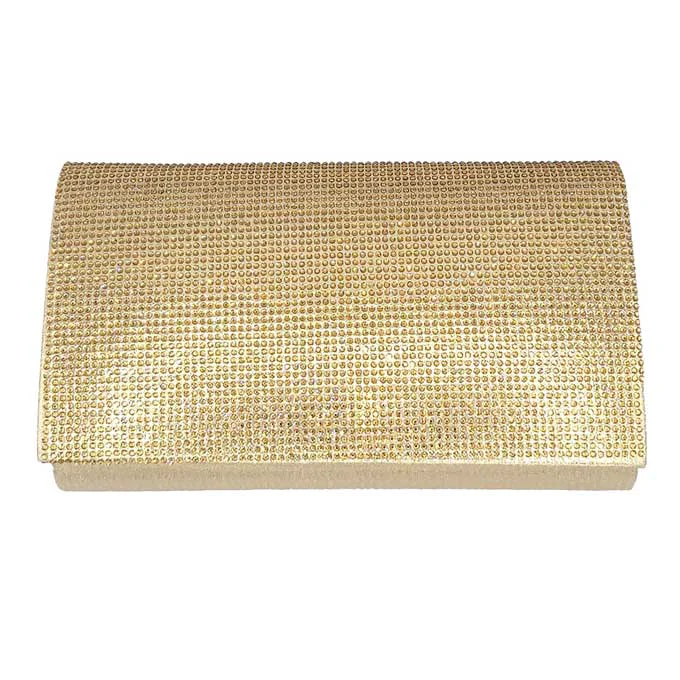 Consistent Shimmery Evening Clutch Bag One Inside Slip Pocket Selected