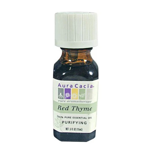 Dependable Aura Cacia Pure Essential Oil Thyme Red Thymus Vulgaris - 0.5 Oz First-Class