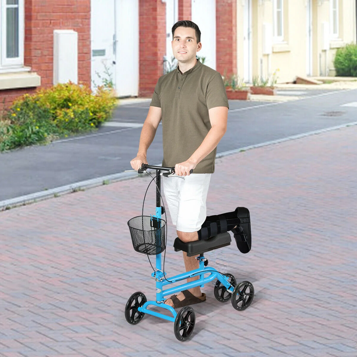 Stylish Foldable Medical Knee Walker Scooter Proven