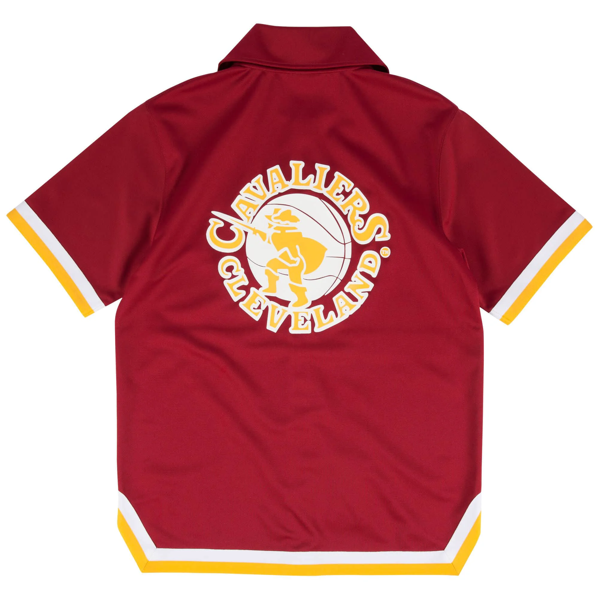 Crafted Mitchell Ness Men's NBA Shooting Shirt Cleveland Cavaliers 1981 Shooting Shirt Trendy