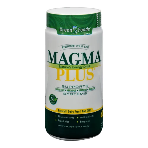 Top-Quality Green Foods All Natural Superfood Magma Plus Powder Daily Nutrition 5.3Oz 150g Original
