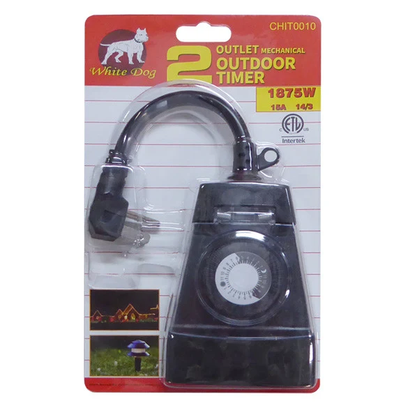 Trendy Outdoor Electrical Timer Outlet Sprinkler Timer Light Timer Fine