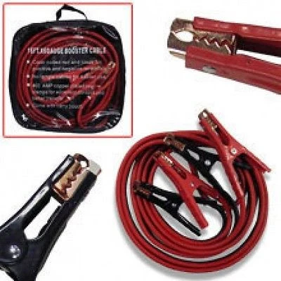 High-Quality 16 Foot Battery Jumper Booster Cable Jump Boost Jumping Wire Set for Auto Car Minimalist