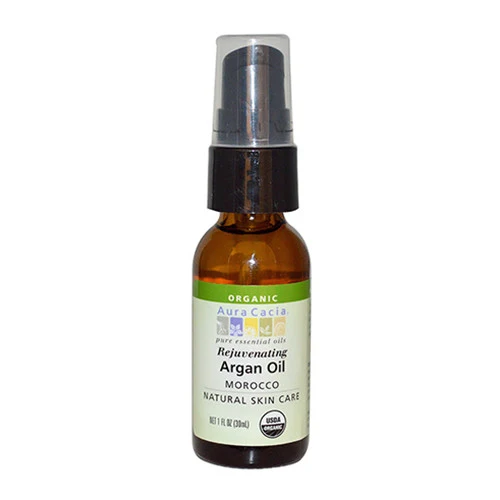 Contemporary Aura Cacia Organic Skin Care Oil Rejuvenating Argan Bottle - 1 Oz Recyclable