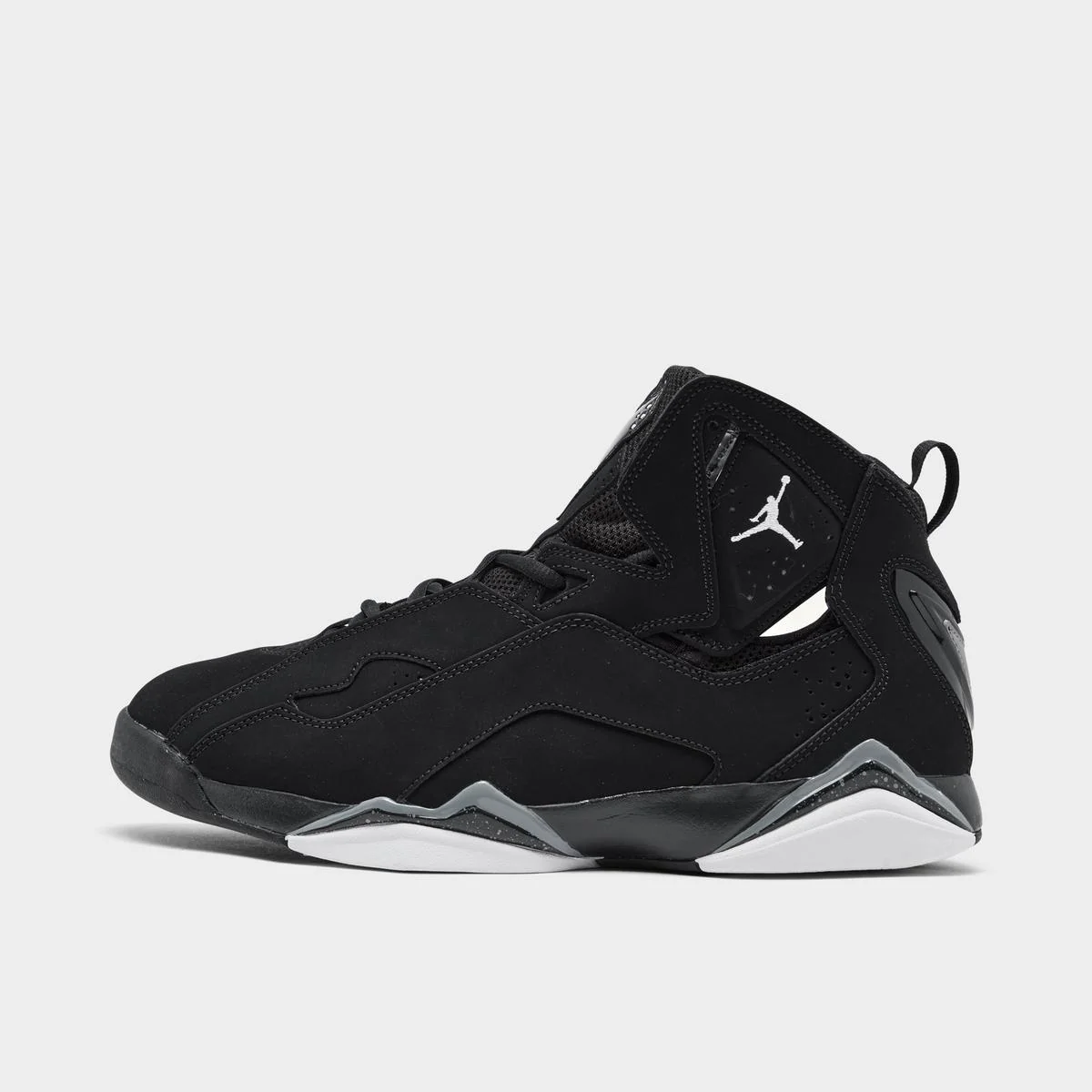 Official Air Jordan Mens True Flight 'Black Cool Grey' Contemporary