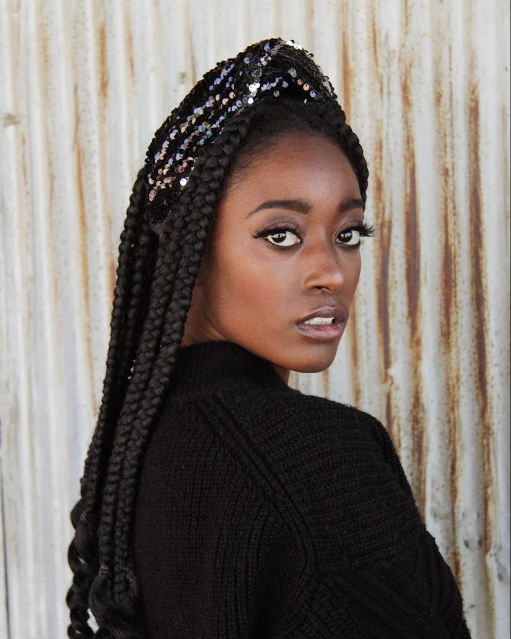 Lightweight Top Knot Sequined Headband Long-Lasting