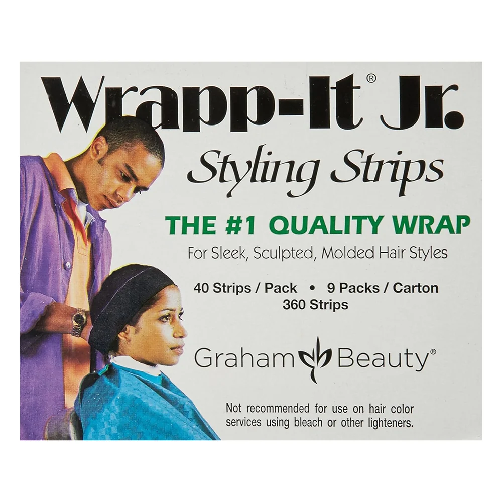 Casual Graham Beauty Supplies Wrapp It Jr Styling Strips Black Salon 360Ea Stylish
