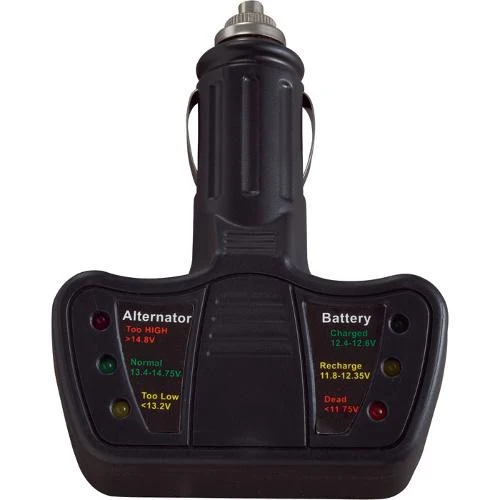 Breathable Instant LED Car Battery Alternator Tester - Plugs Into Cigarette Lighter Socket Responsible