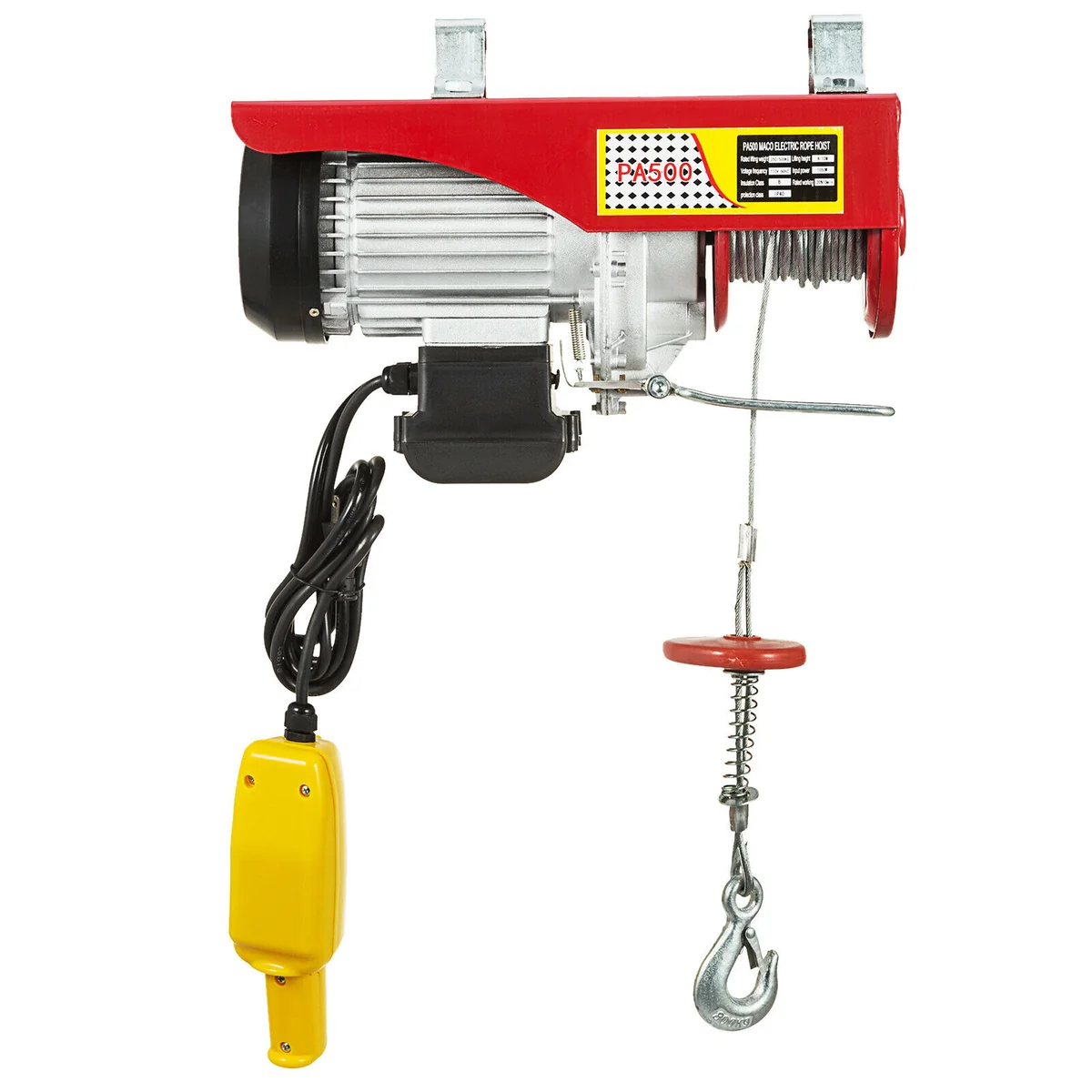Smart Electric Chain Winch Remote Controlled Hoist 1 100 Lbs Safe