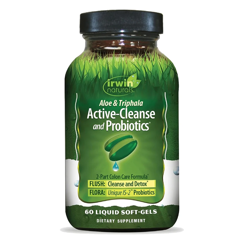 Quality Irwin Naturals Aloe and Triphala Active Cleanse and Detox Probiotics Liquid Softgels 60Ea Crafted