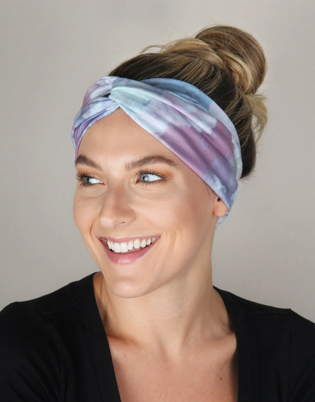 Solid Twist Headwrap - Print Premium