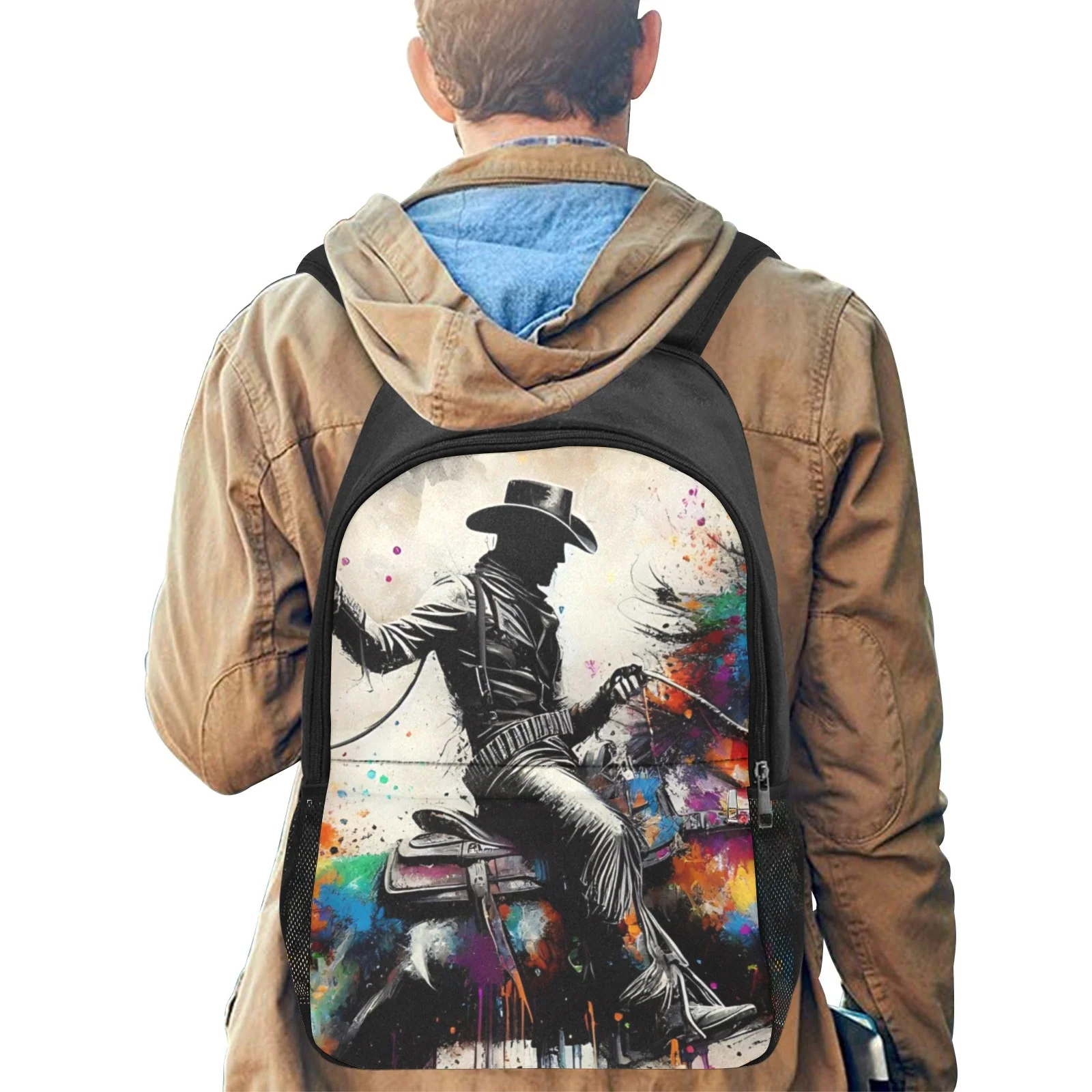 Innovative Watercolor Cowboy Backpack Elite