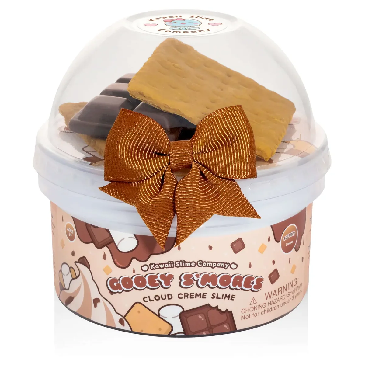 Exceptional Gooey S'mores Cloud Cream Slime Contemporary