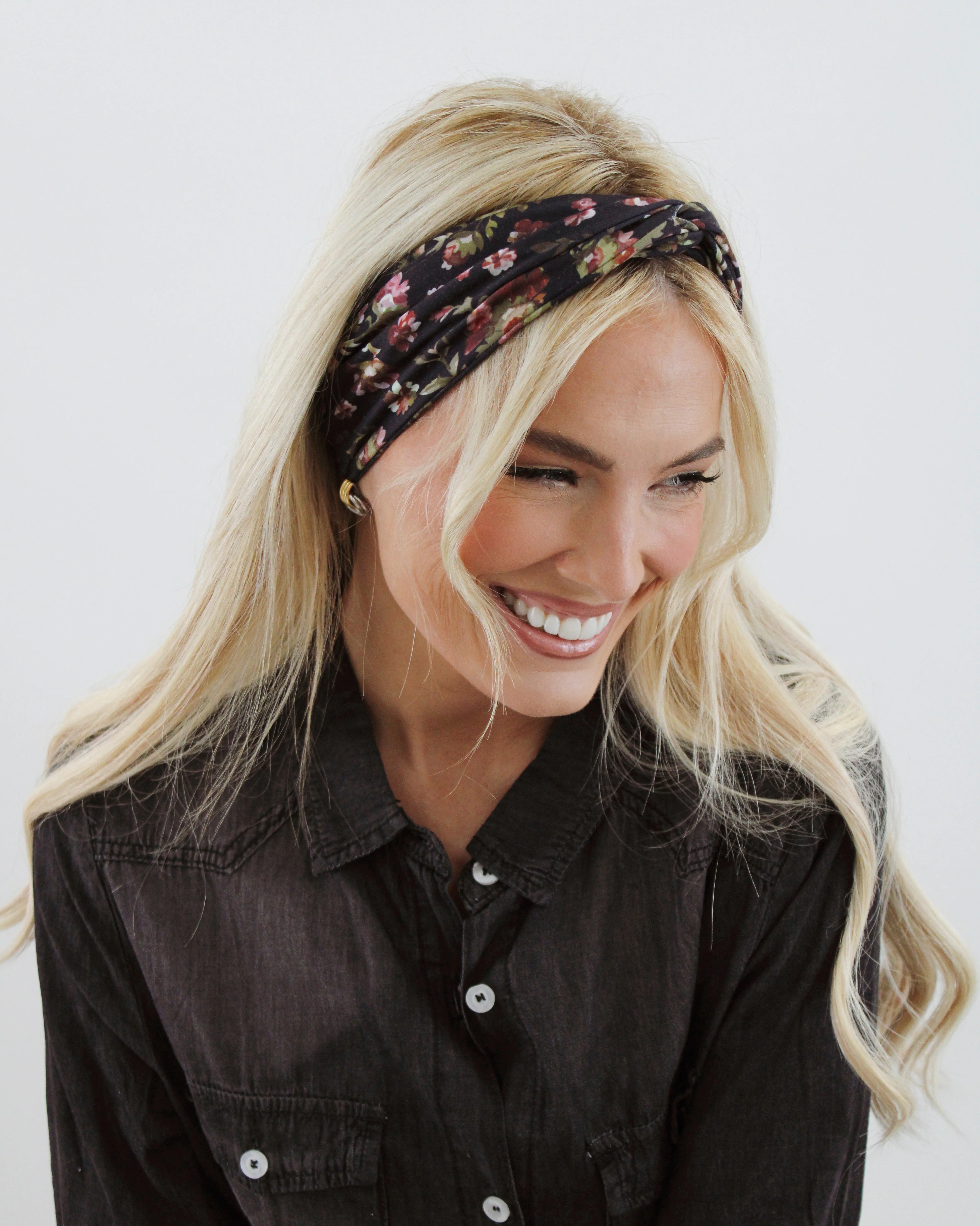 Elite Midnight Garden - Twist Headwrap Flexible