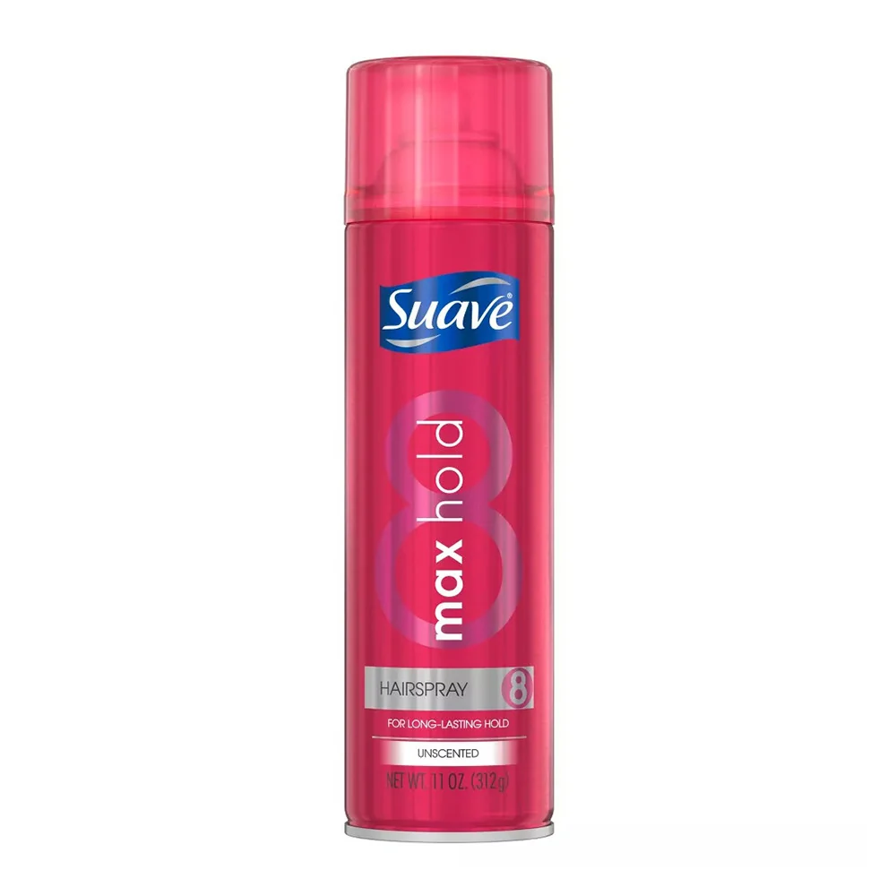 Consistent Suave Max Hold 8 Non Aerosol Hairspray Unscented 11 Oz High-Performance