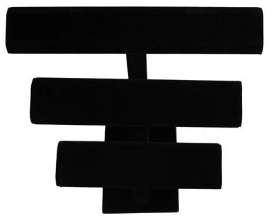 Dependable Tri Bangle T-Bar Bracelet Holder Holding Jewelry Storage Display Rack for Store Detailed
