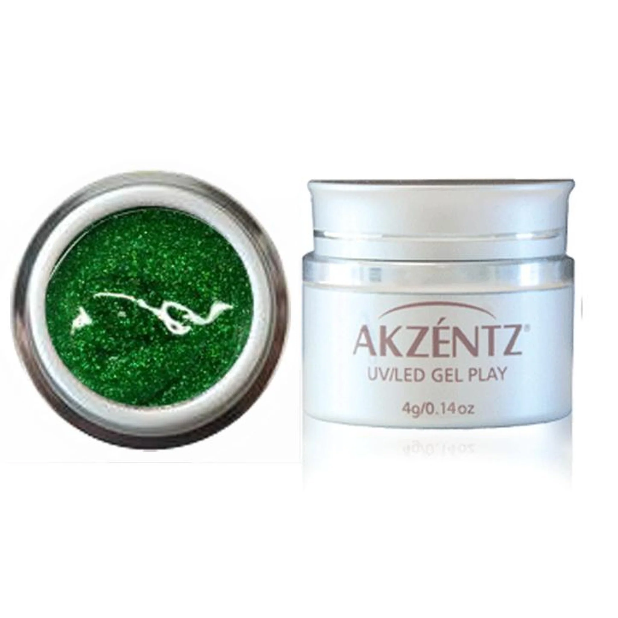 Detailed Glitter Green Glitz - Akzentz Gel Play UV LED Original