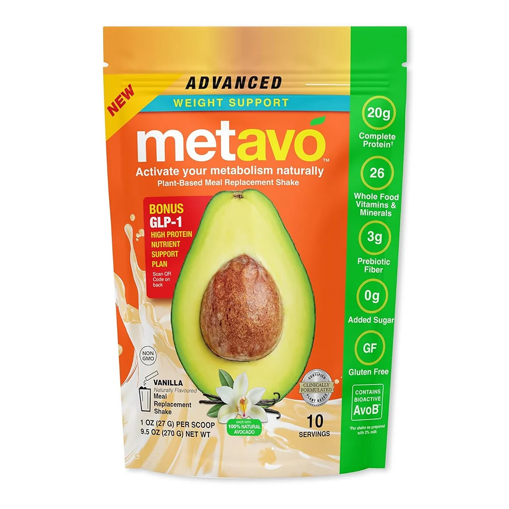Specialty Metavo Advanced Weight Support Meal Shake Vanilla for Nutrition and Energy Support 9.5Oz 270g Soft