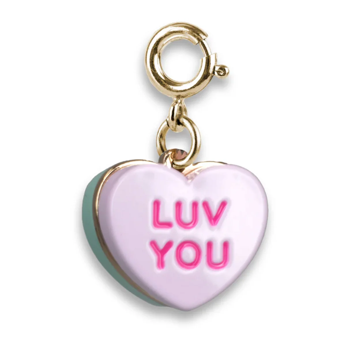 Modern Gold Candy Heart Charm Genuine