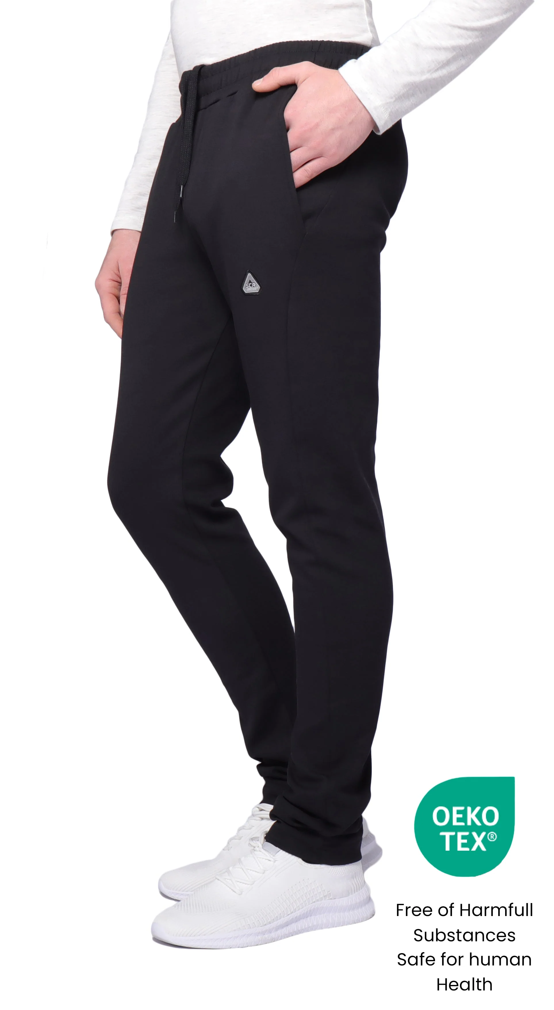 Green SCR Classic Athleisure Sweatpants - Tapered Tall Fit Long-Lasting
