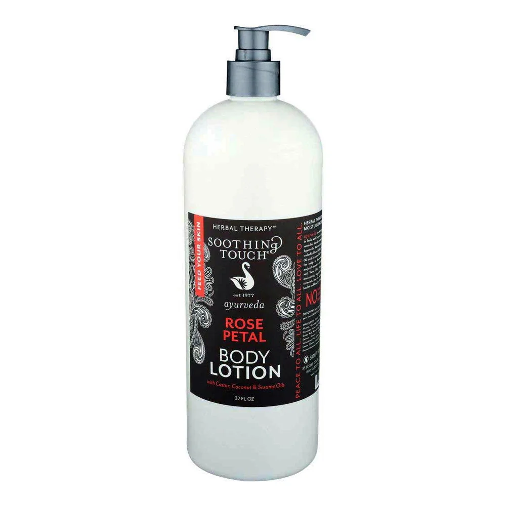 Versatile Soothing Touch Body Lotion Rose Petal 32 Oz Practical