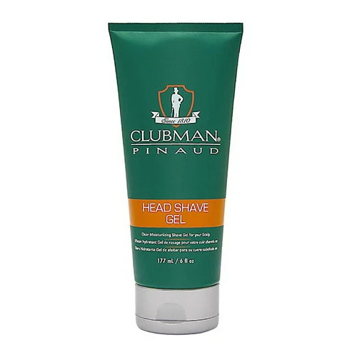 Durable Clubman Pinaud Moisturising Clear Head Shaving Gel 6 Oz Modern
