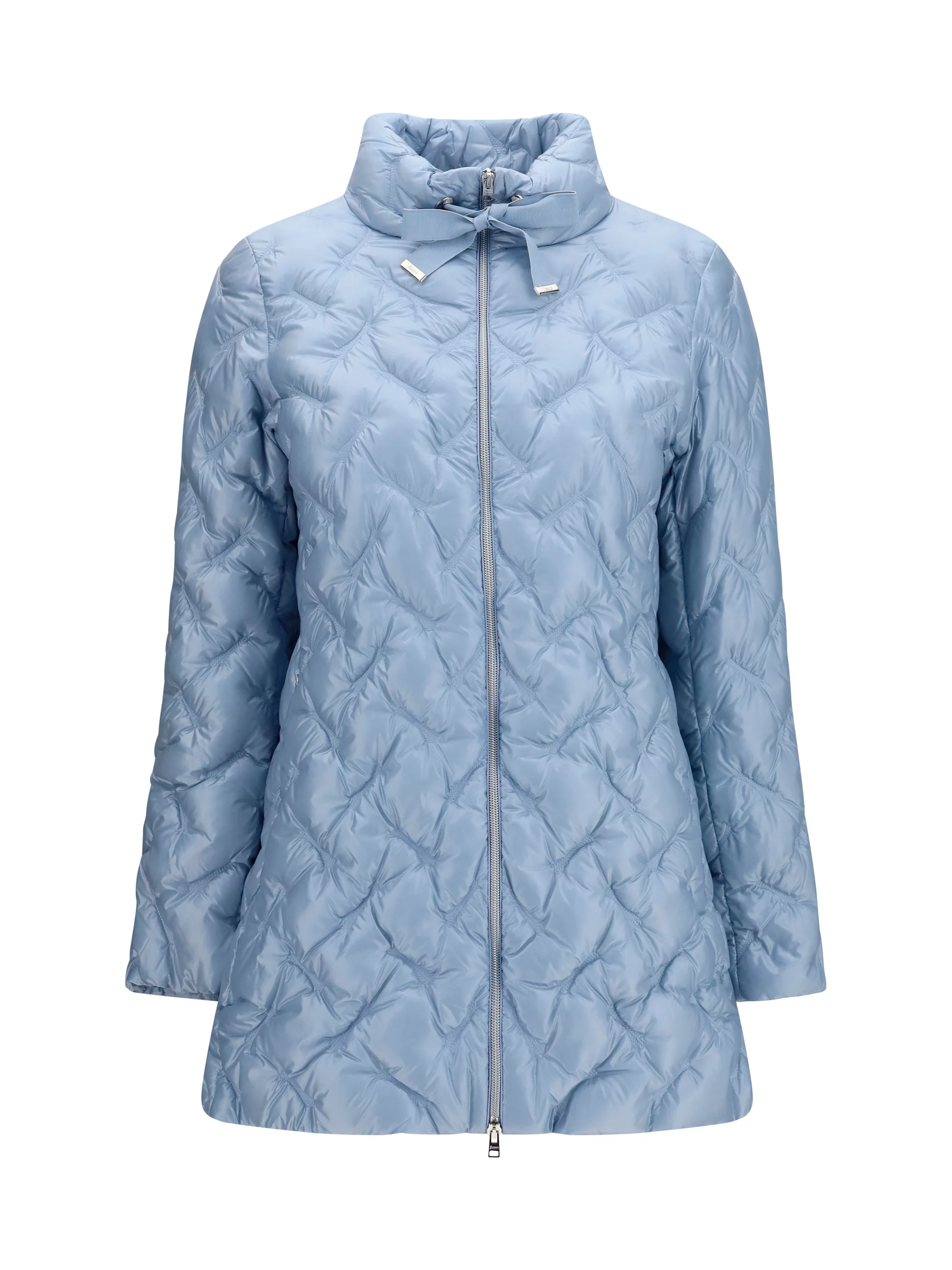 Comfortable Midi Down Jacket Sky Blue Original
