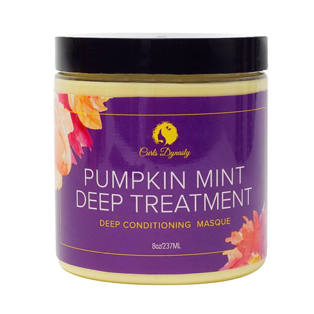 Relaxed Curl Dynasty Pumpkin Mint Deep Treatment Deep Conditioning Masque 8 Oz Durable