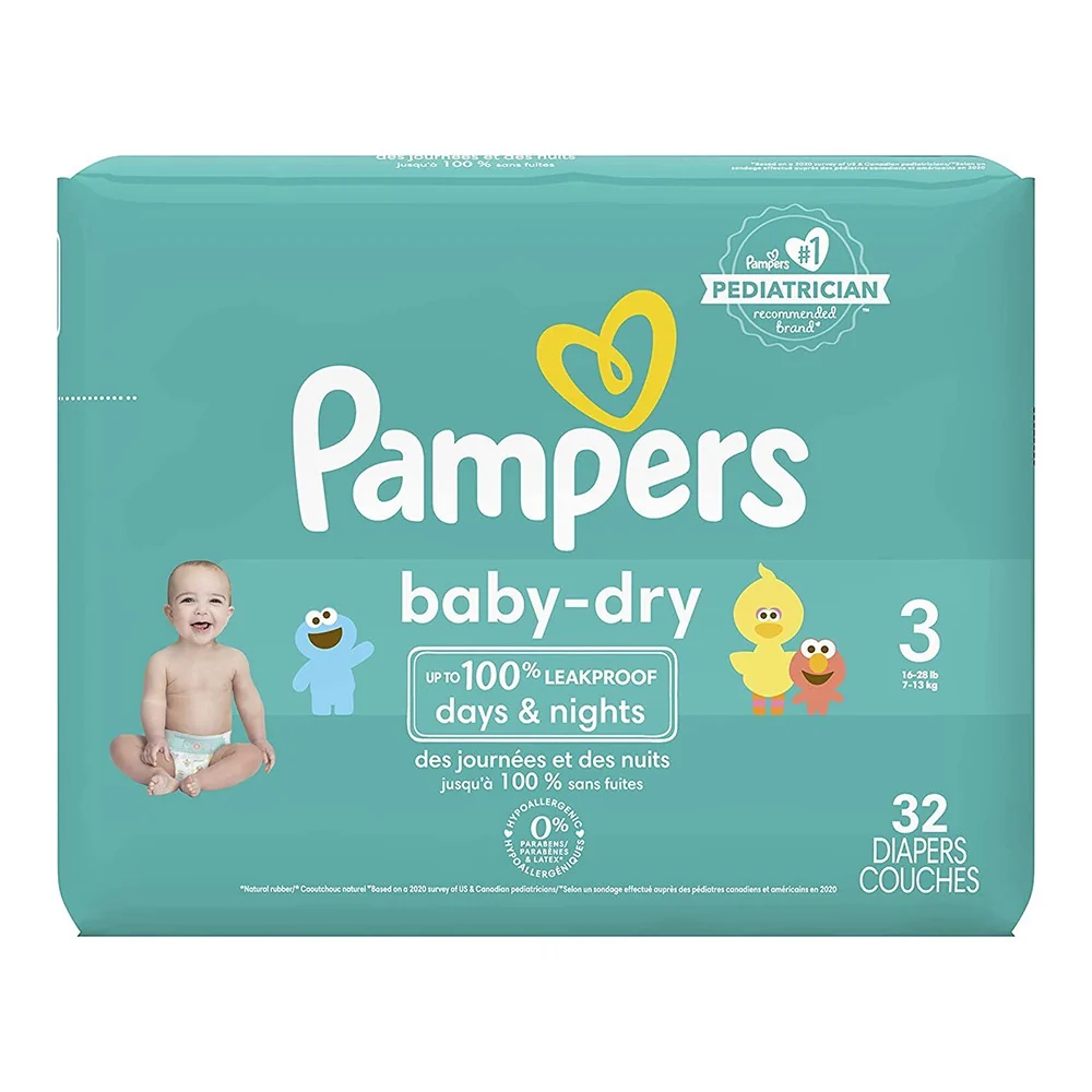 Elegant Pampers Baby Dry Diapers Size 3 32 Ea Eco-Friendly
