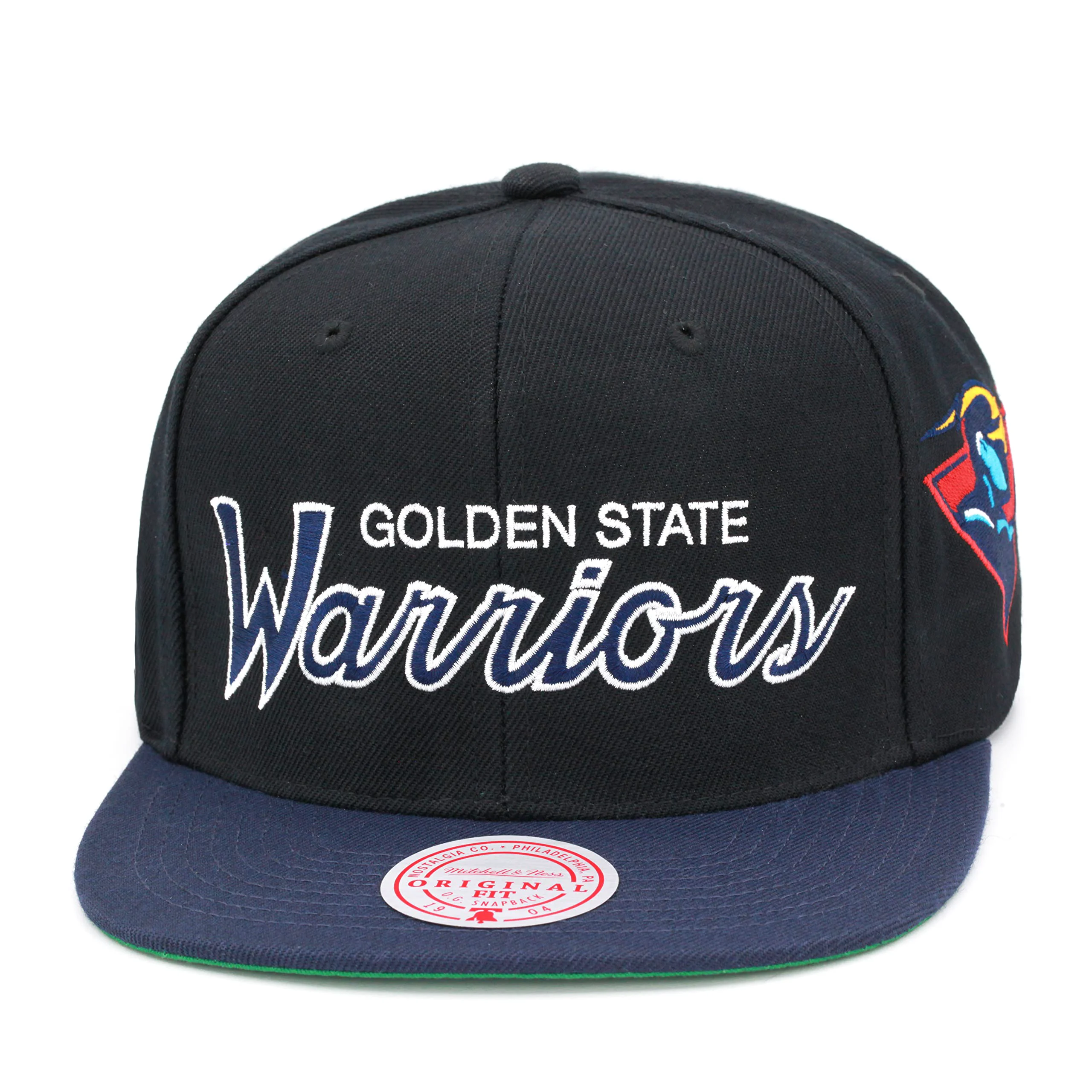 Convenient Mitchell Ness Men's NBA Team Script 2.0 Snapback Hwc Warriors Snapback Caps Trusted
